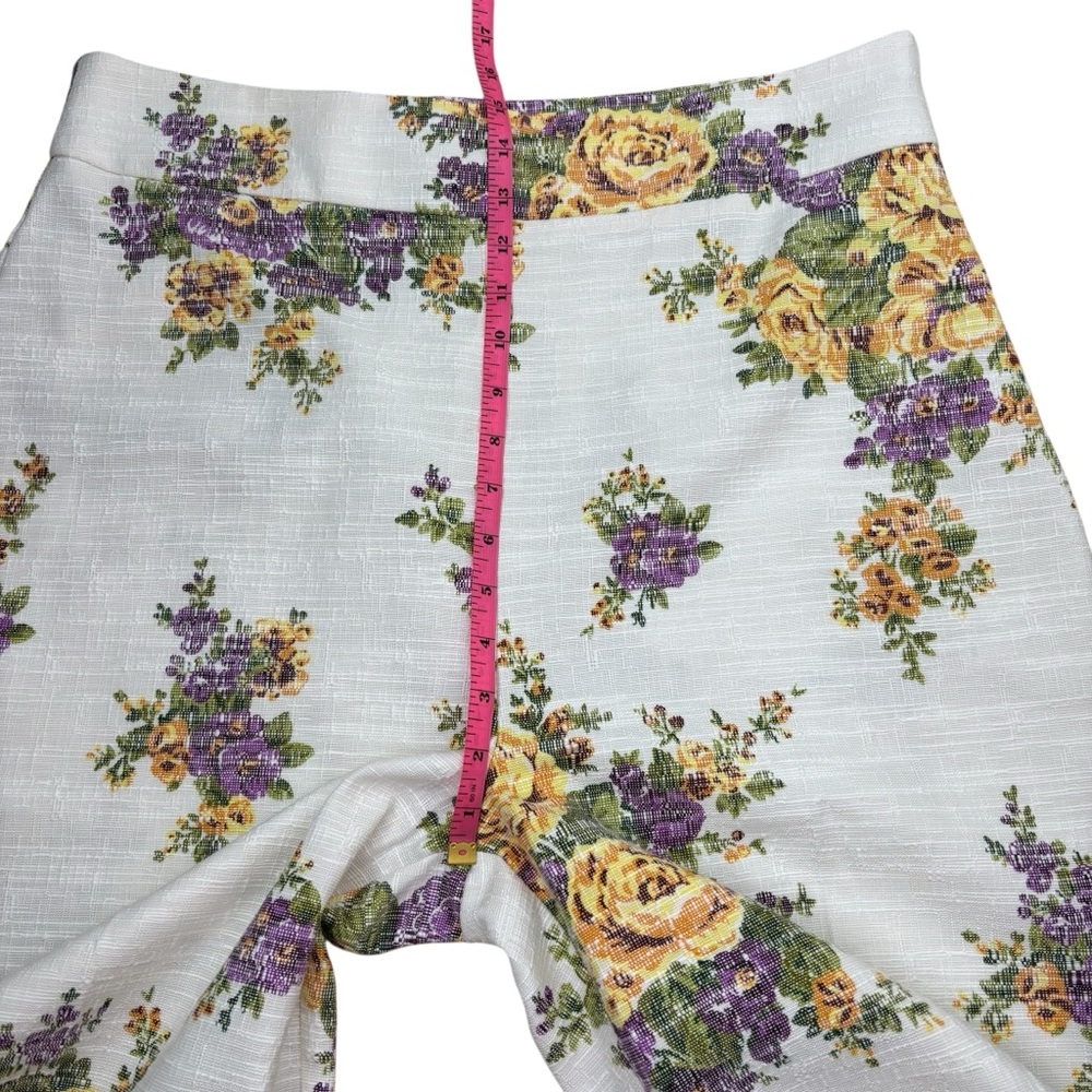 Sezane Jenson Trousers and Hermance Top Ella Purple Floral Size 14 Size 46 SET - Picture 14 of 16